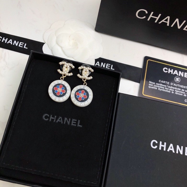 Ch*el earrings